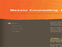 Tablet Screenshot of bezziocounseling.com